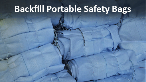 Backfill Portable Safety Bags